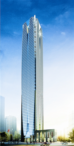 柳州地王303米成广西第一高楼 最快3.8天一层