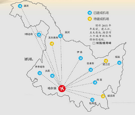 繼我省綏芬河機場,五大連池機場獲得國家批覆同意建設後,我省建三江